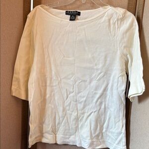 Behar  Cream Short Sleeve Top xl
